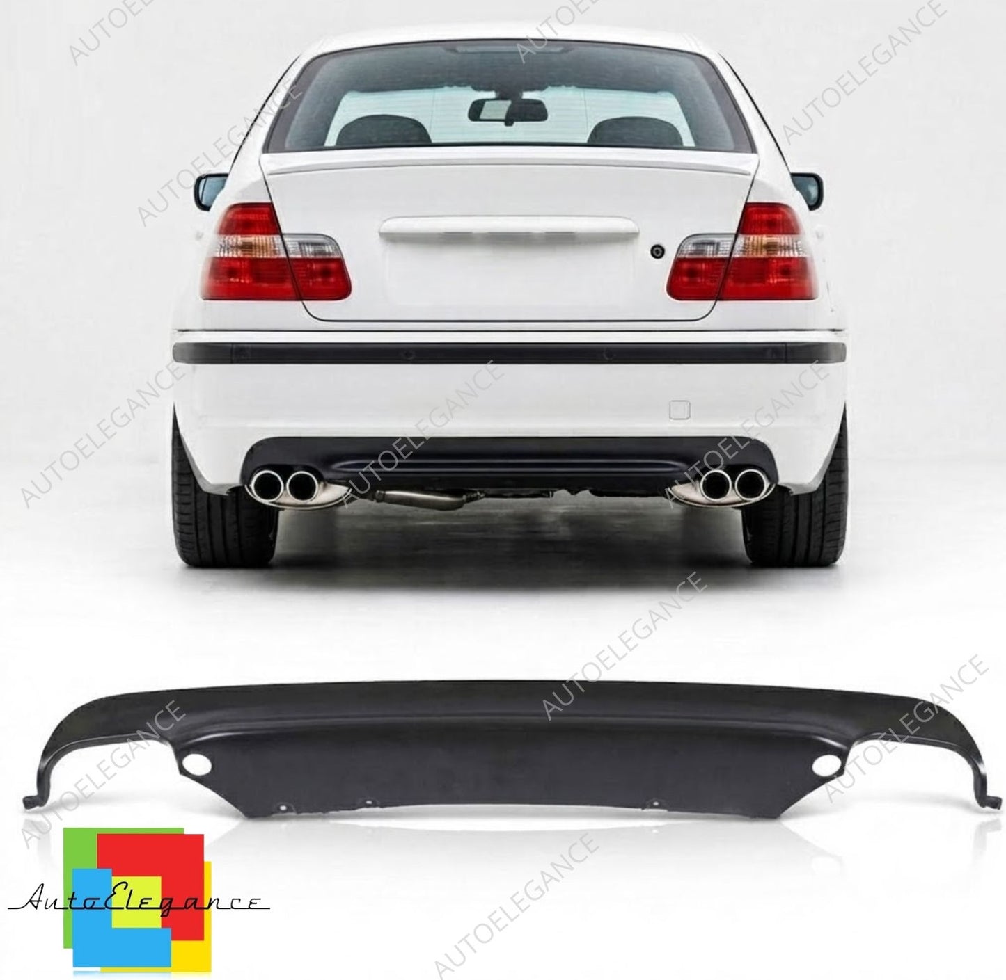 👉Diffusore posteriore adatto per BMW Serie 3 E46 Berlina Touring 1998-2006👈