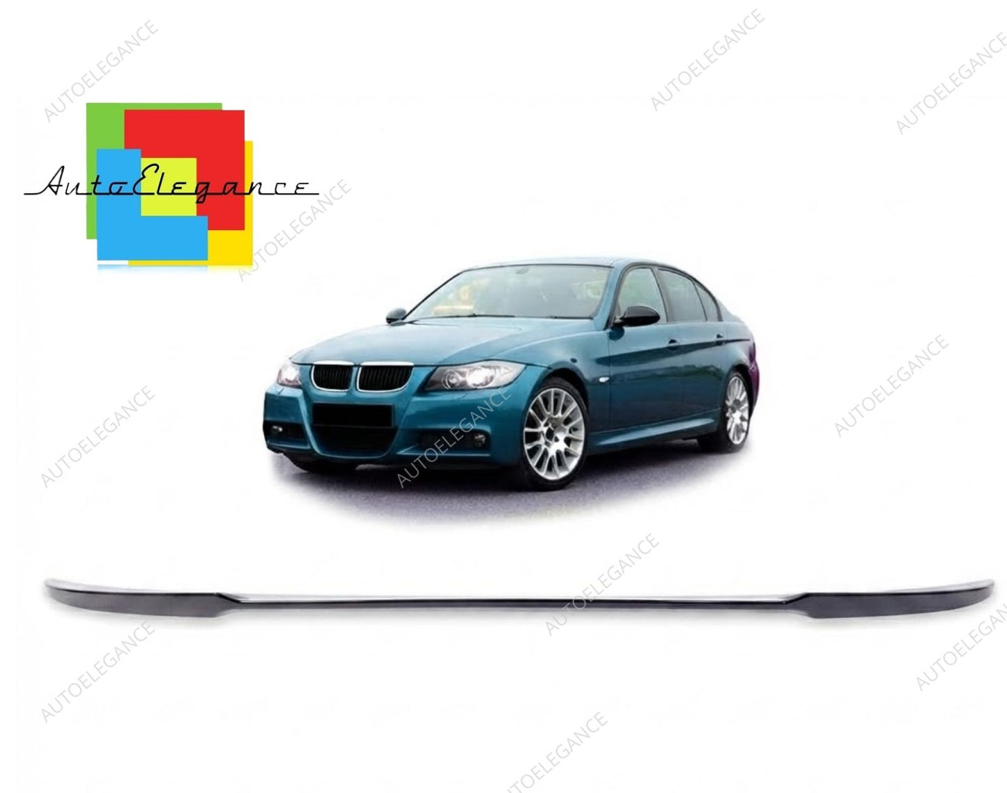 👉Spoiler sul bagagliaio lucido nero adatto per BMW Serie 3 E90 Berlina 05-11👈