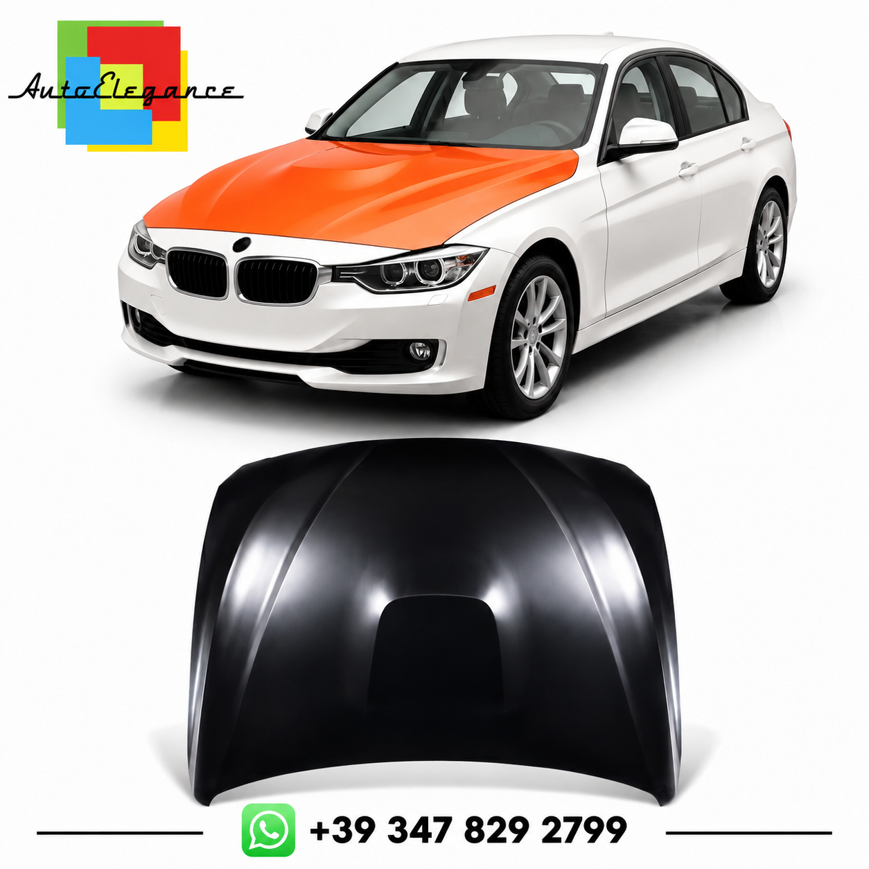 👉Cofano in acciaio adatto per BMW Serie 3 F30 F31 e Serie 4 F32 F33 F36 11-18👈