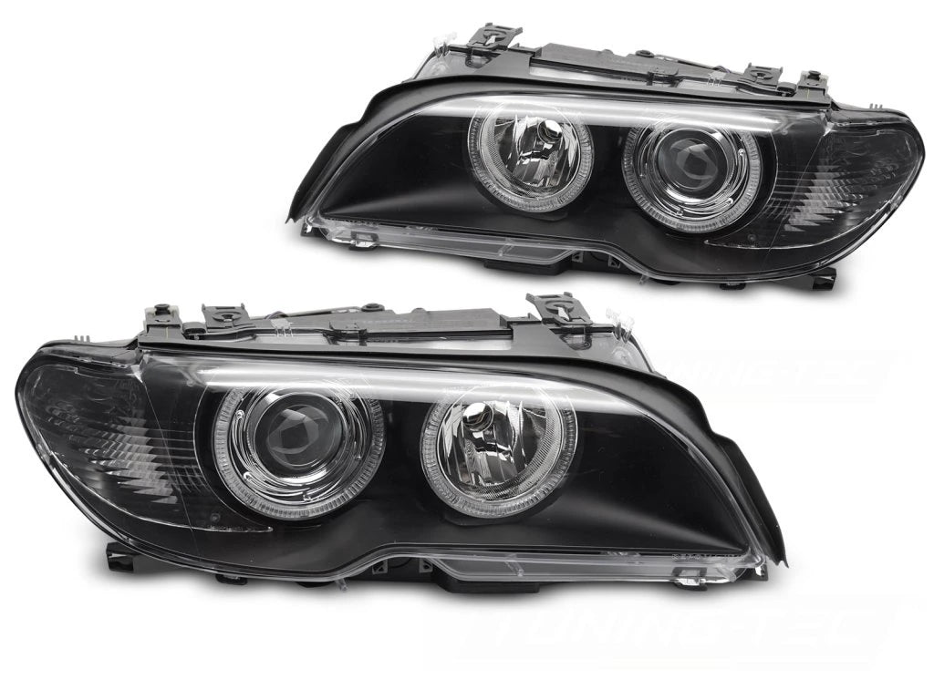 FARI ALLO XENO ANGEL EYES BLACK adatto a BMW E46 03-06 COUPE CABRIO