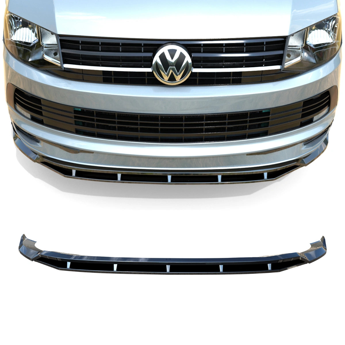 🔥ART.7686 SPLITTER ANTERIORE ADATTO PER VW TRANSPORTER T6 (2015-2019)🔥