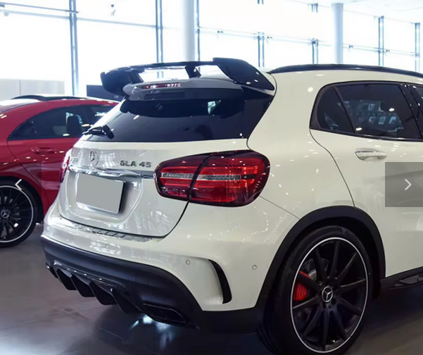 πART.8492 SPOILER Mercedes Benz GLA Class X156 NERO LUCIDO π