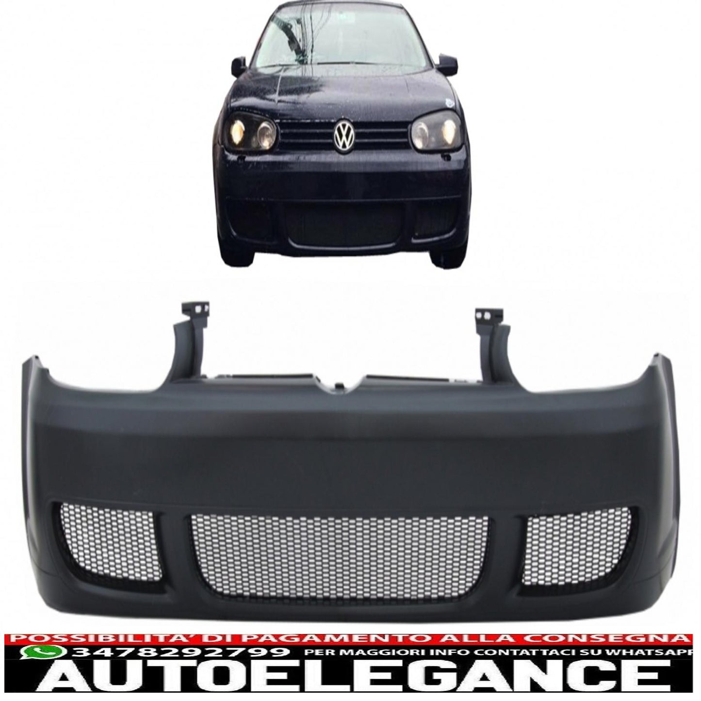 front bumper suitable for vw golf iv 4 mk4 (1997-2004) look r32