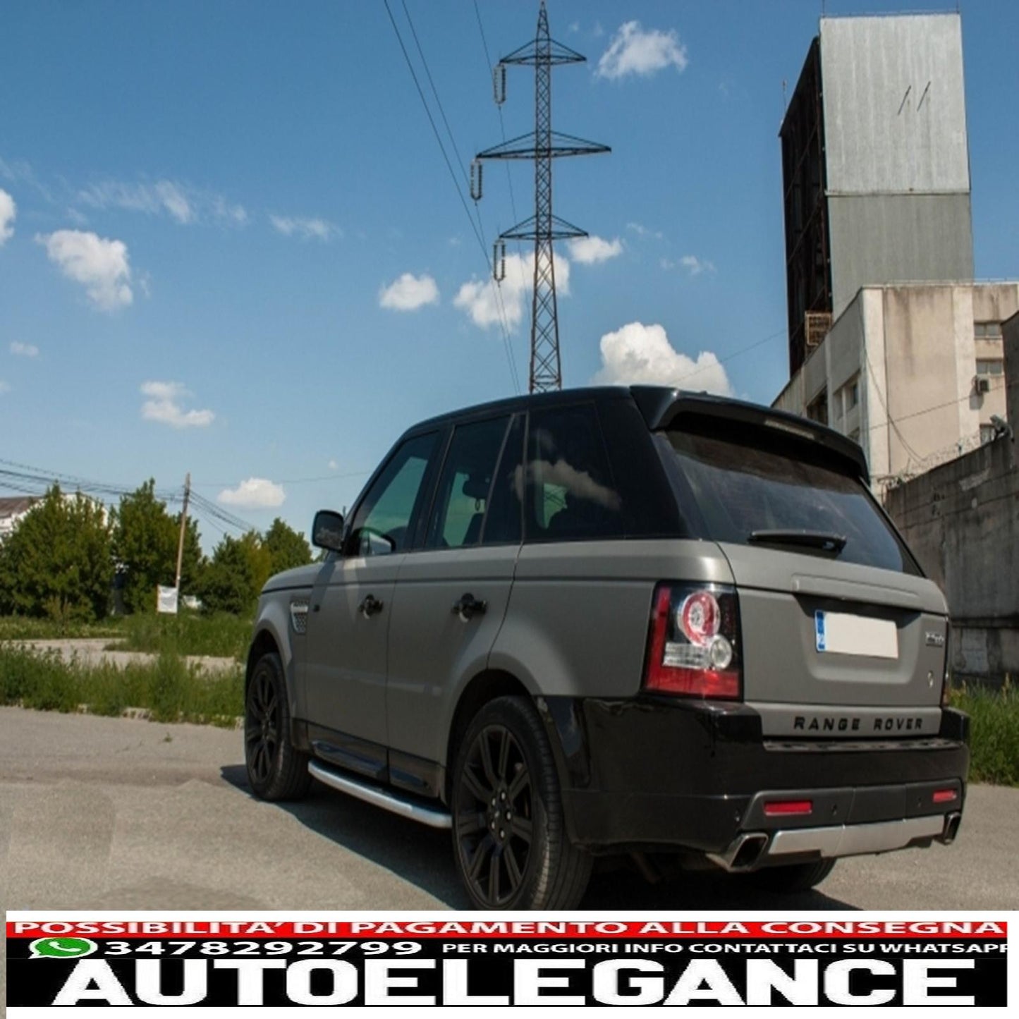 Rear bumper suitable for Land Range Rover Sport L320 (2005-2013) autobiography design