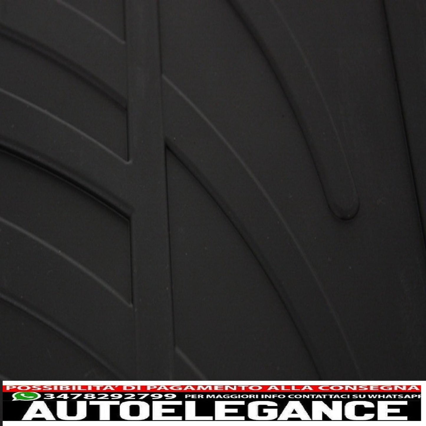 Rubber mats suitable for BMW 5 Series F10 (2010-up) black