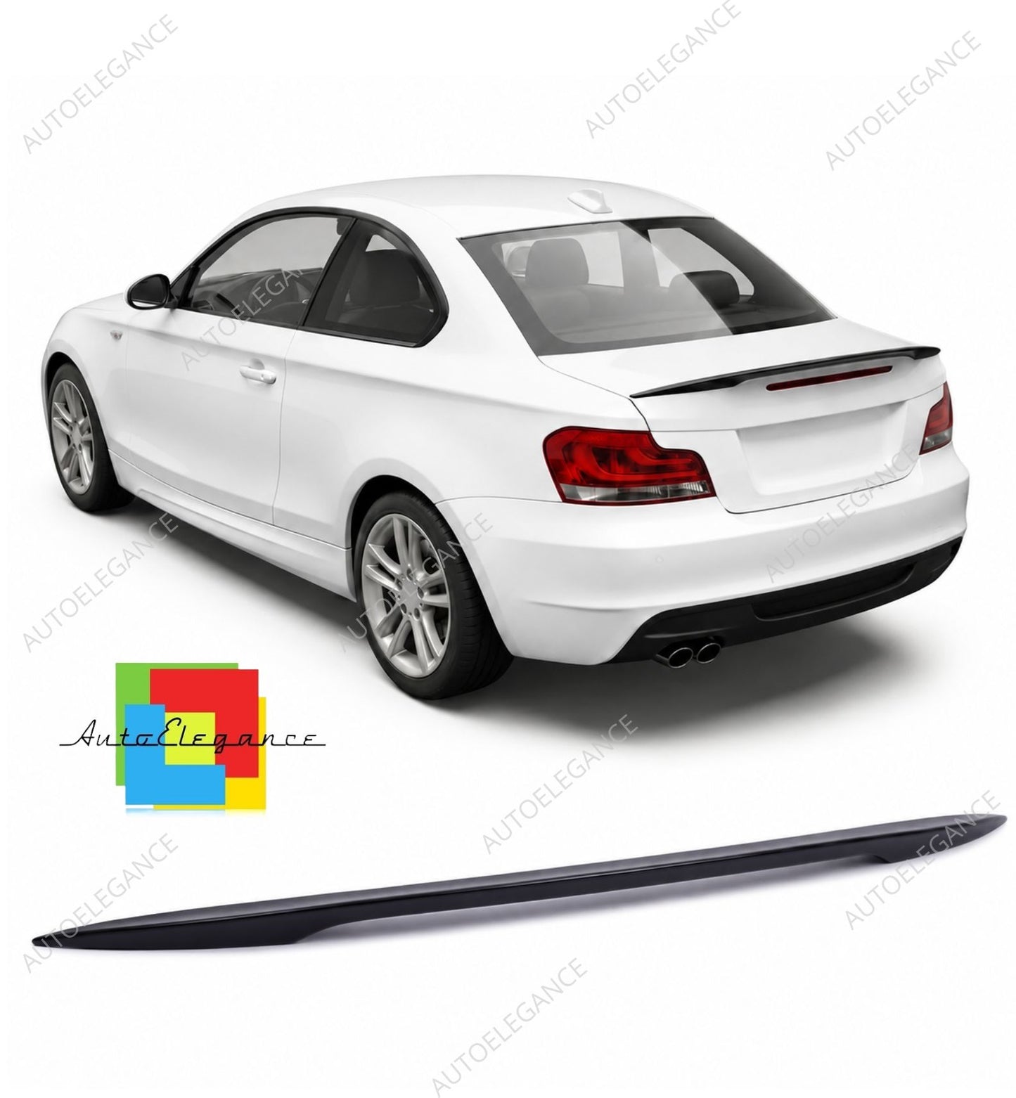 👉Spoiler posteriore bagagliaio Nero Opaco per BMW Serie 1 E82 Coupé 07-13👈