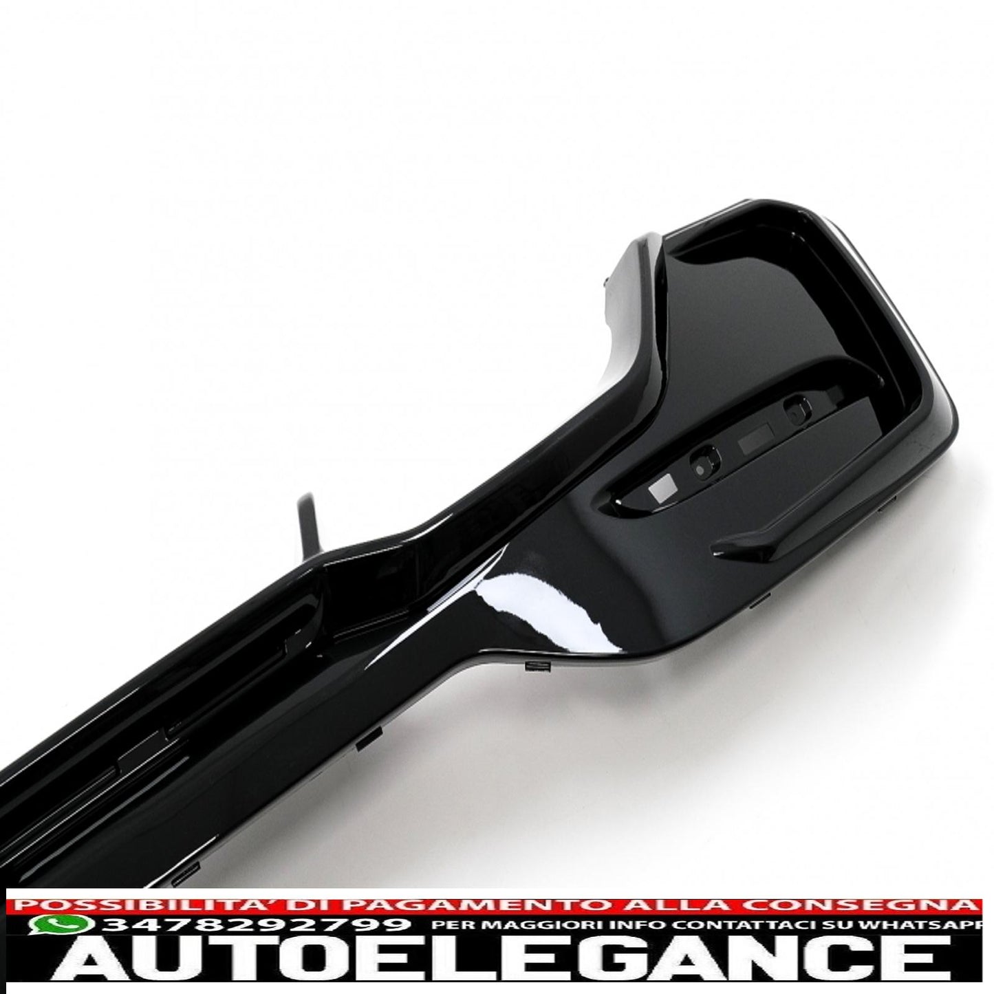 Diffusore mantovana spoiler paraurti posteriore adatto per bmw serie 1 f20 f21 lci (2015-06.2019) m2 design