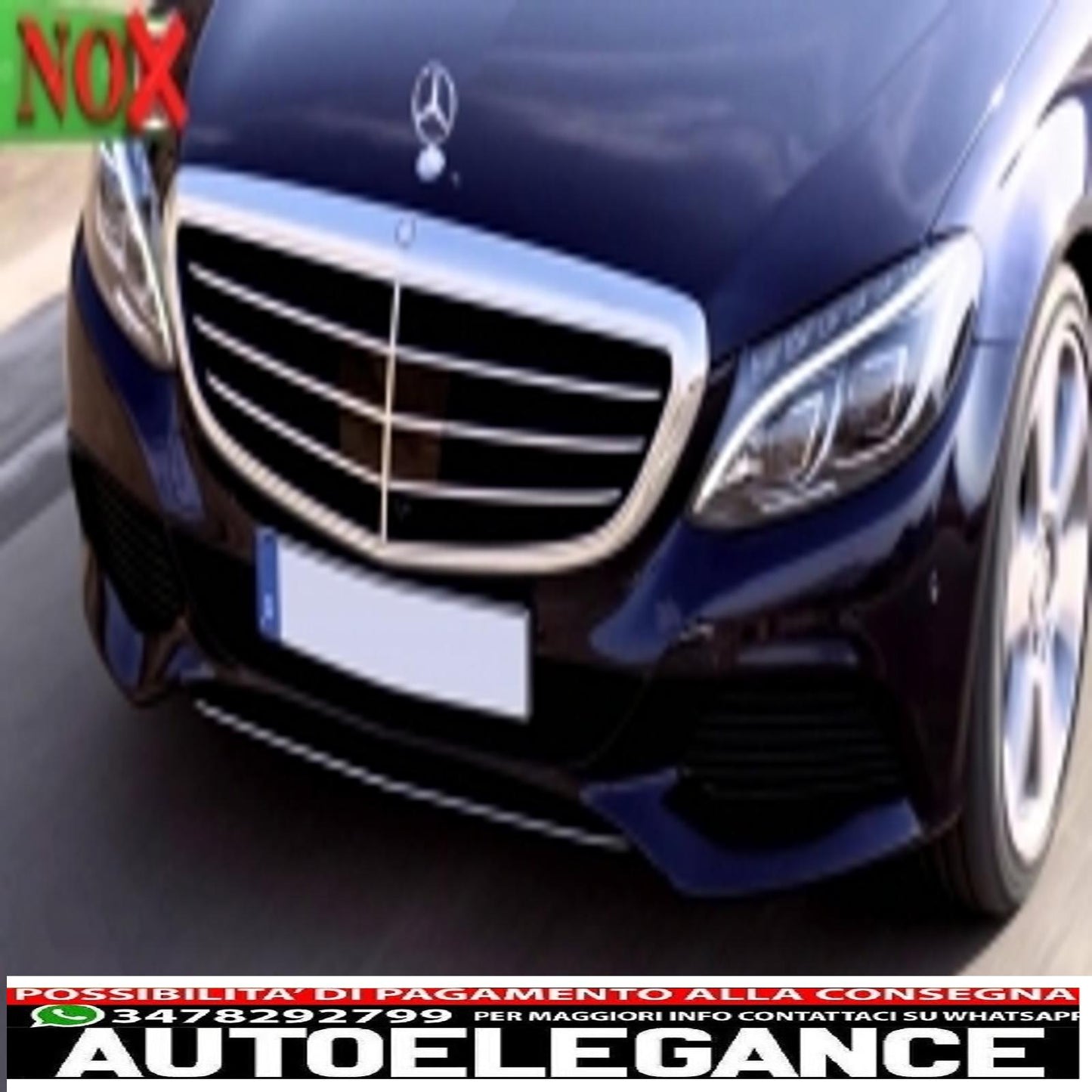 front grille suitable for mercedes c class w205 s205 c205 a205 (2014-2018) gt-r design panamericana without camera
