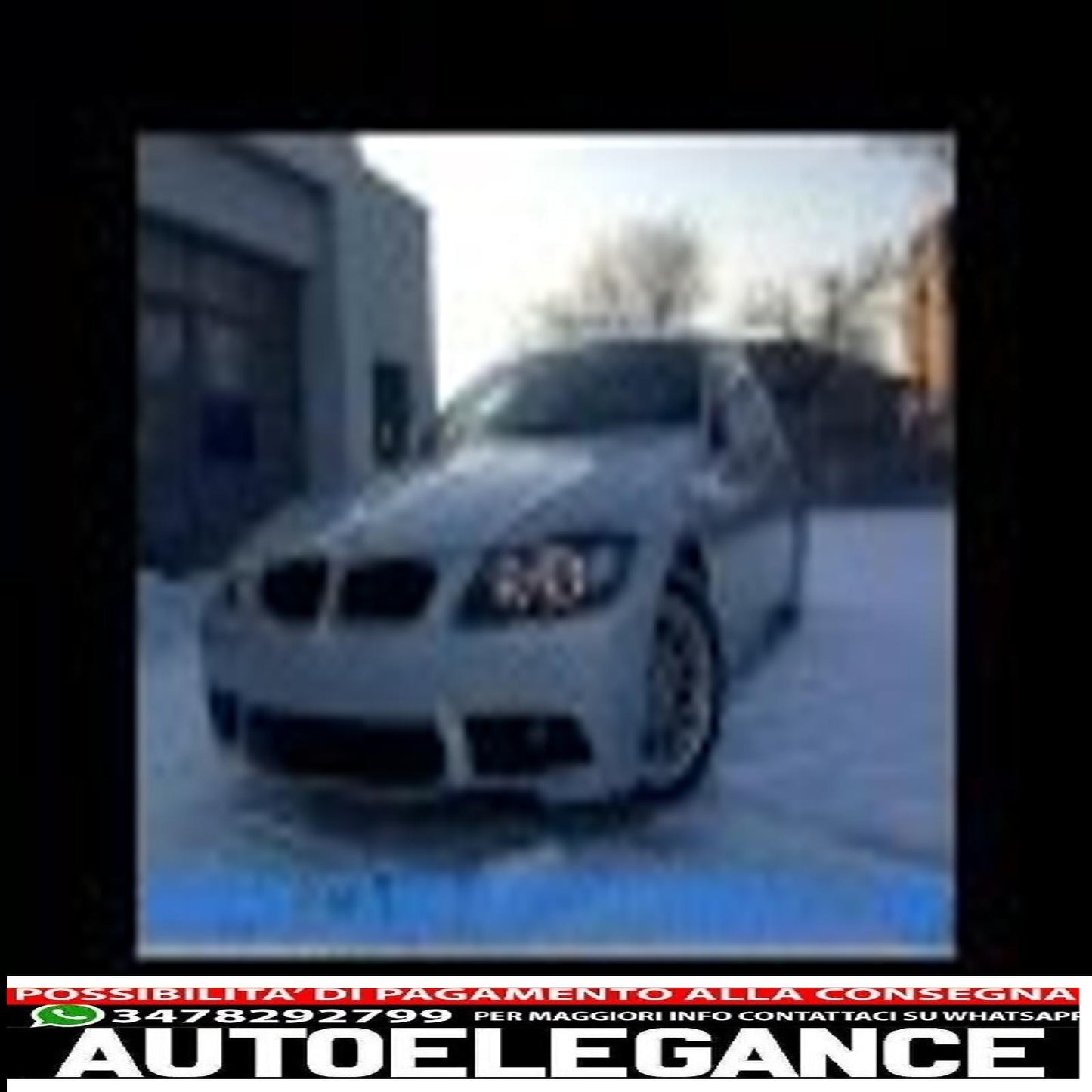 front bumper suitable for bmw 3 series e90 e91 touring lci facelift (2008-2011) m3 design with pdc