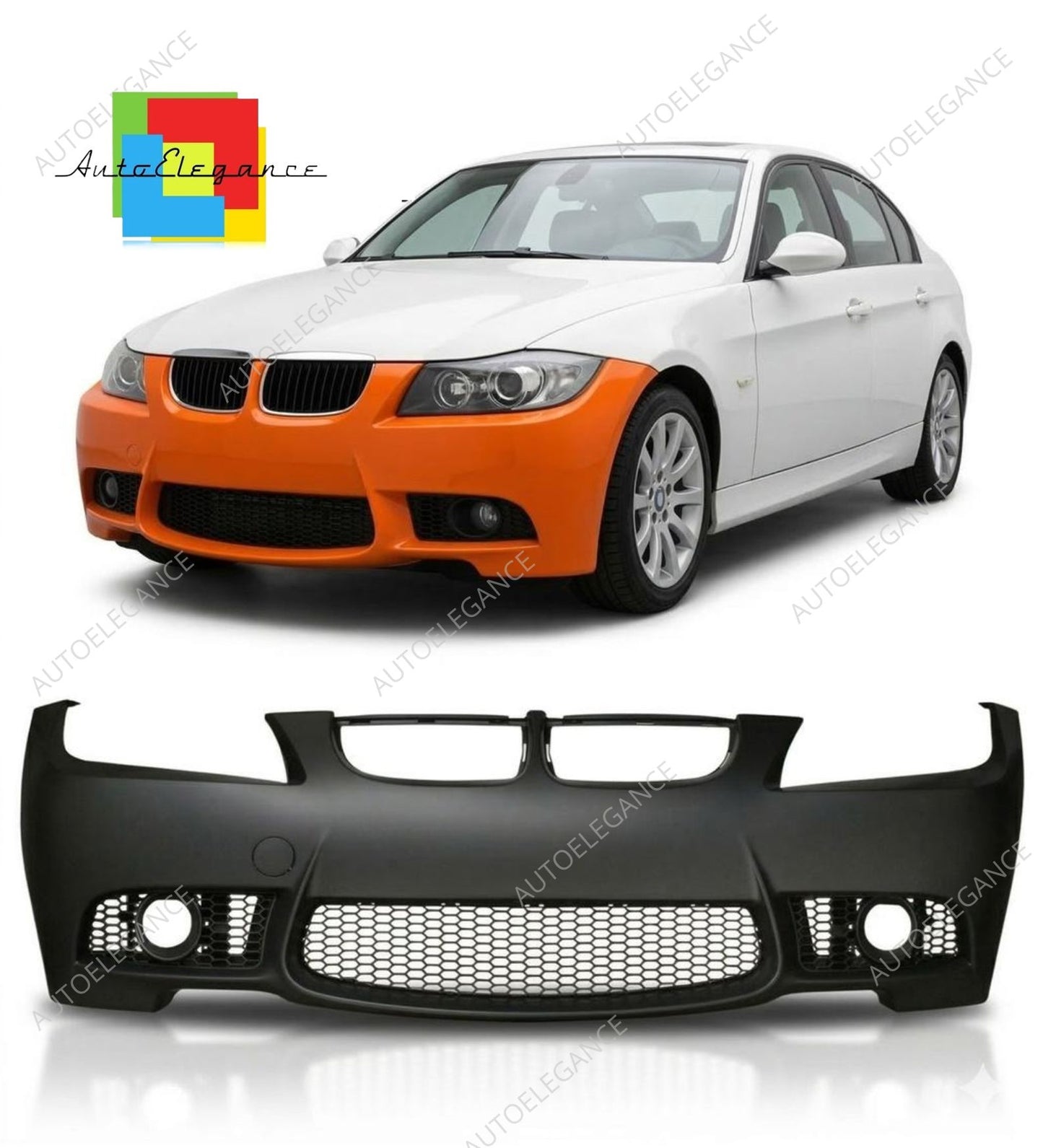 SPLITTER SUITABLE FOR VW GOLF 8 GTI GTD RLINE LOOK GLOSSY BLACK SPORTY DESIGN