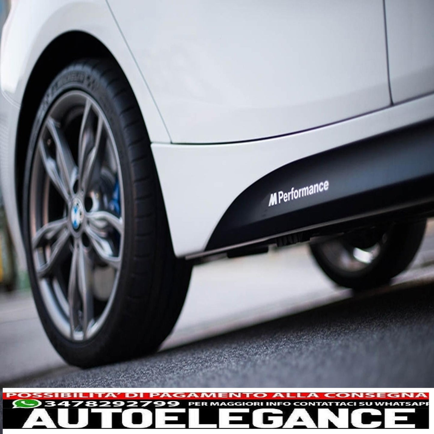 side decals matt black vinyl sticker suitable for bmw 5 series f10 f11 (2011-up) m-performance design