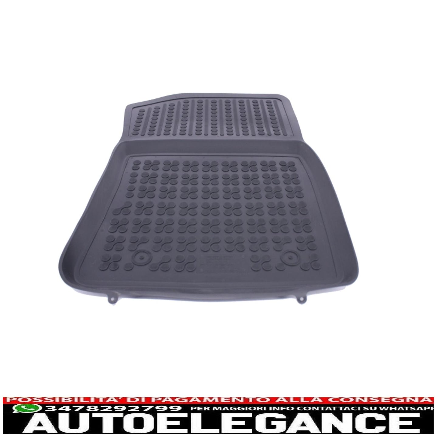 Black rubber mat suitable for bmw x3 f25 (2011-2017), x4 f26 (2014-2018)