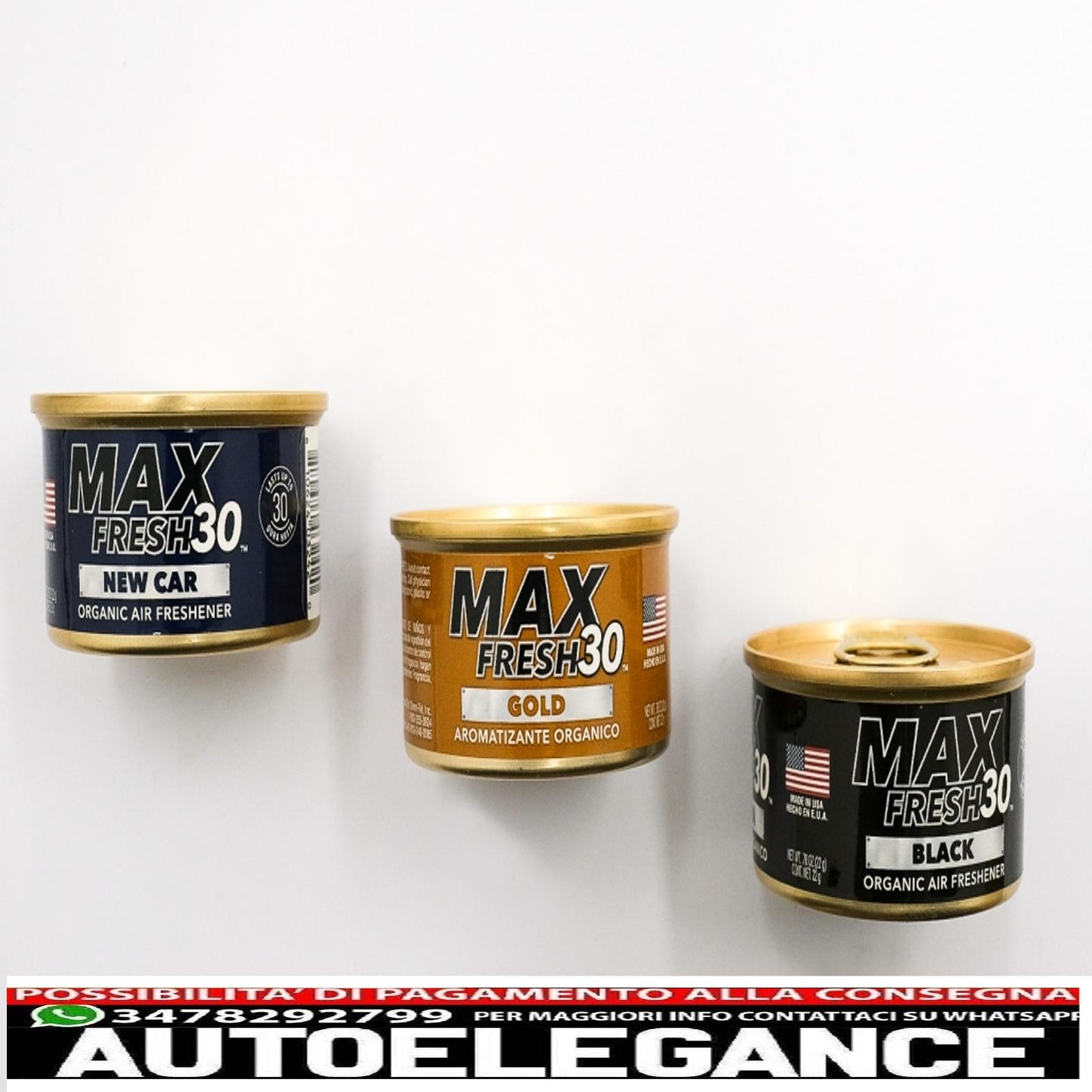 paradise air fresh deodorante biologico senza tappo lattina max fresh 30 6 lattine assortite