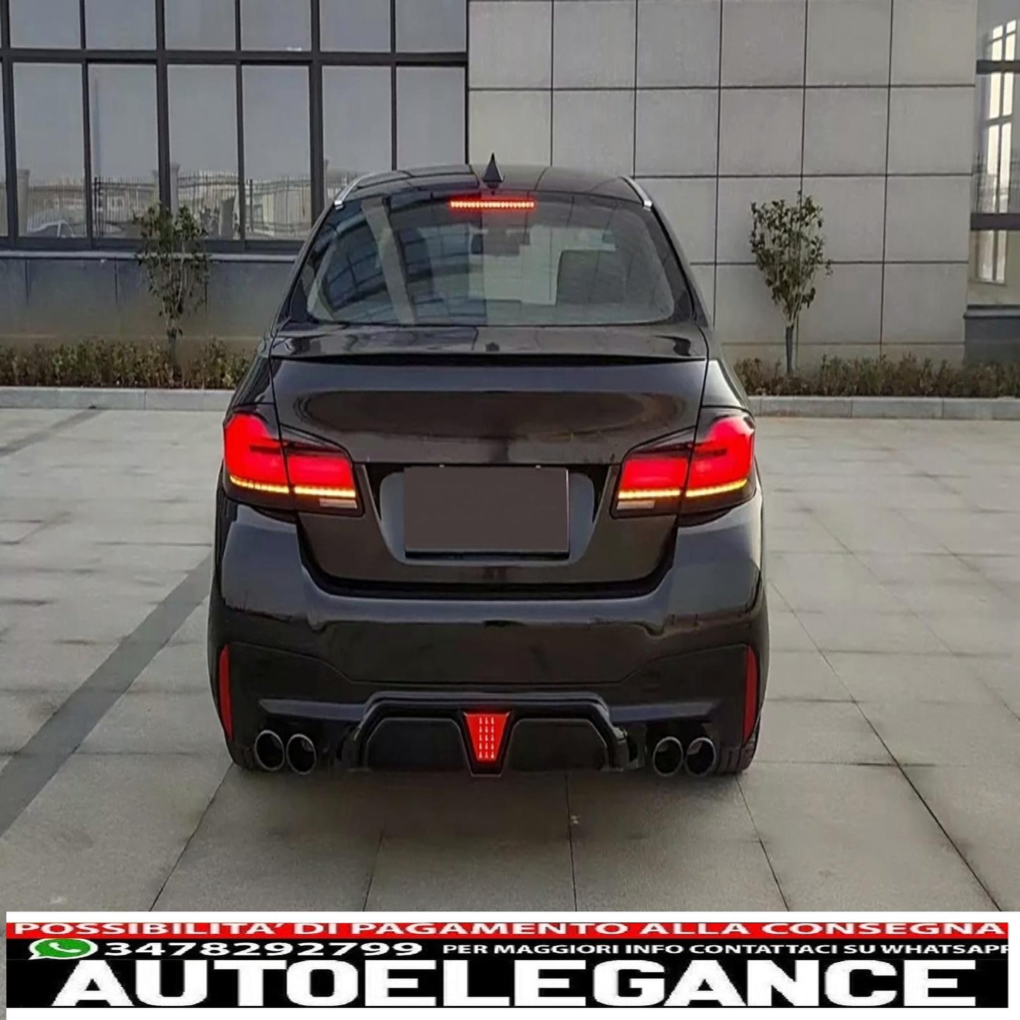 LED taillights suitable for BMW 5 Series F10 (2011-2017) with dynamic sequential cornering lights updated to LCI G30 design