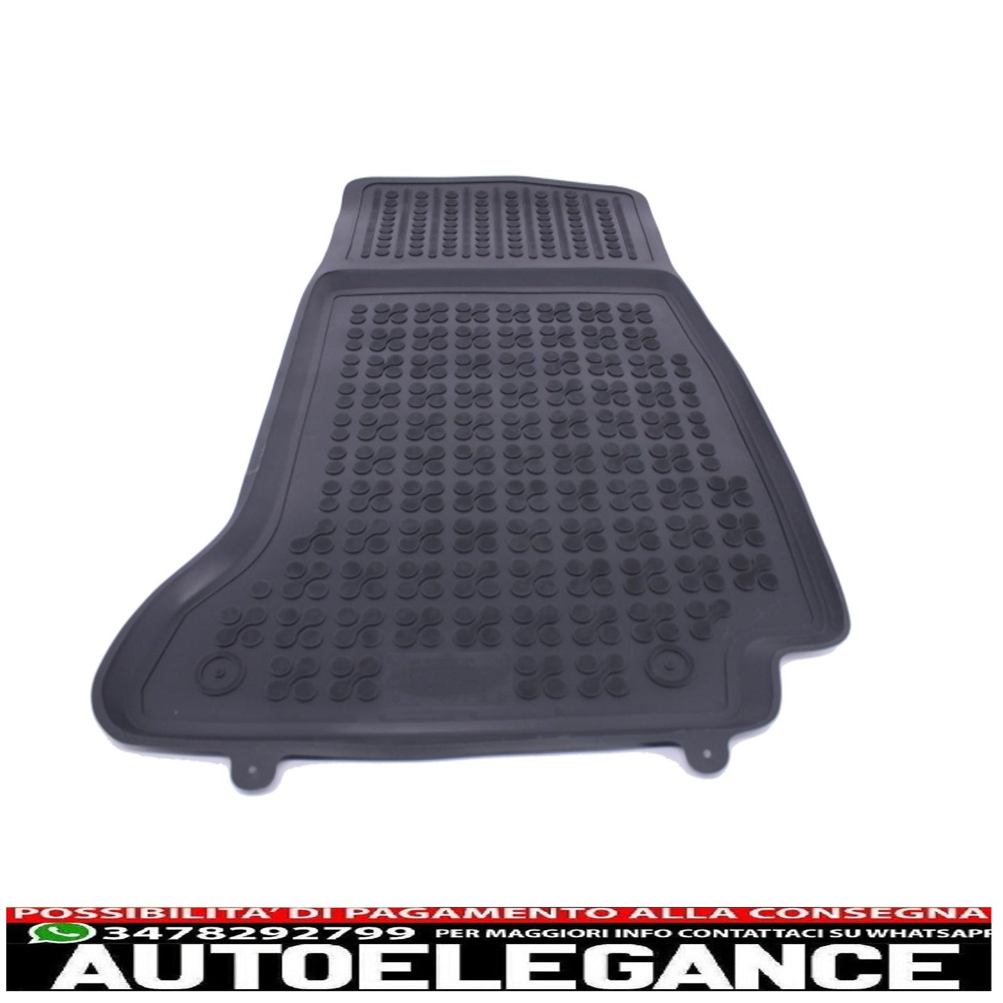 Black rubber mat suitable for mercedes e class w213 limousine (2016-up)