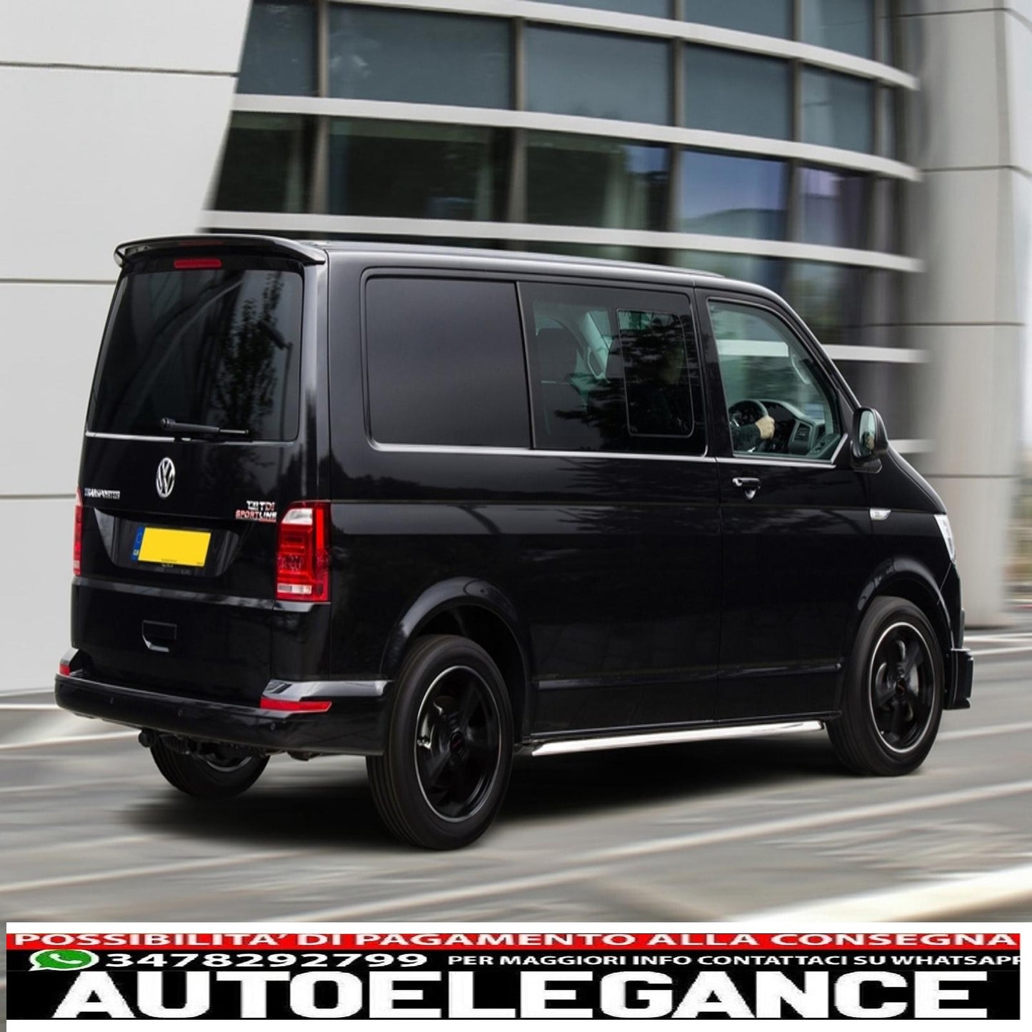 roof spoiler suitable for VW Transporter Multivan Caravelle T6 (2016+) single rear door