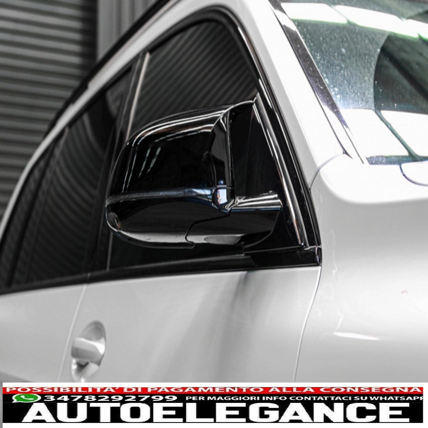 Calotte specchietti adatte per bmw x3 g01 x3 g08 x4 g02 x5 g05 x6 g06 x7 g07 (2017-2020) m sport design nero pianoforte AUTOELEGANCERICAMBI