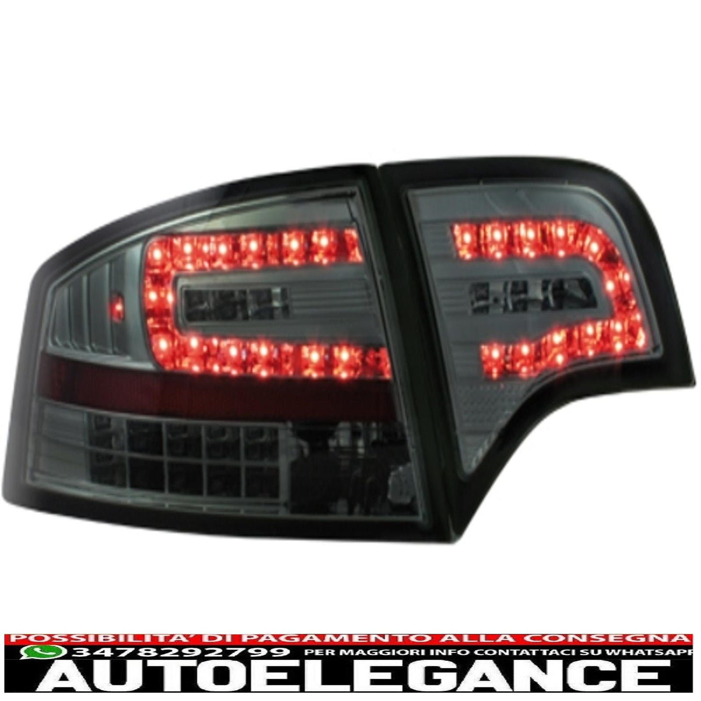 led rear lights suitable for audi a4 b7 lim.04-08 _led indicators _smoke