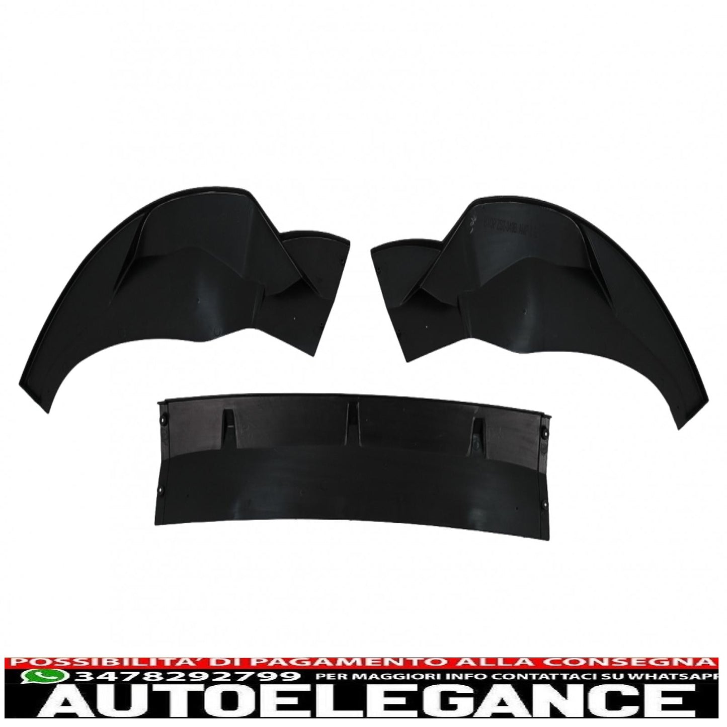 Front Bumper Spoiler Lip Fit For BMW X3 G01 X4 G02 (2018-2020) M Sport Piano Black