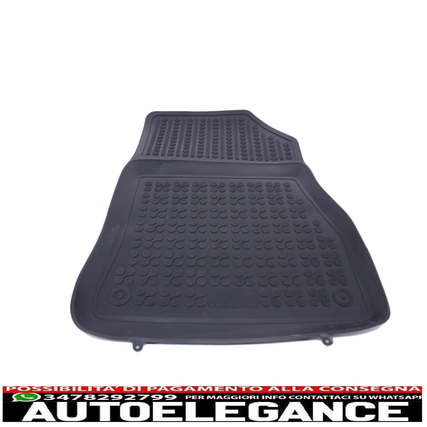 Black rubber mat suitable for Nissan Juke 2010-2019