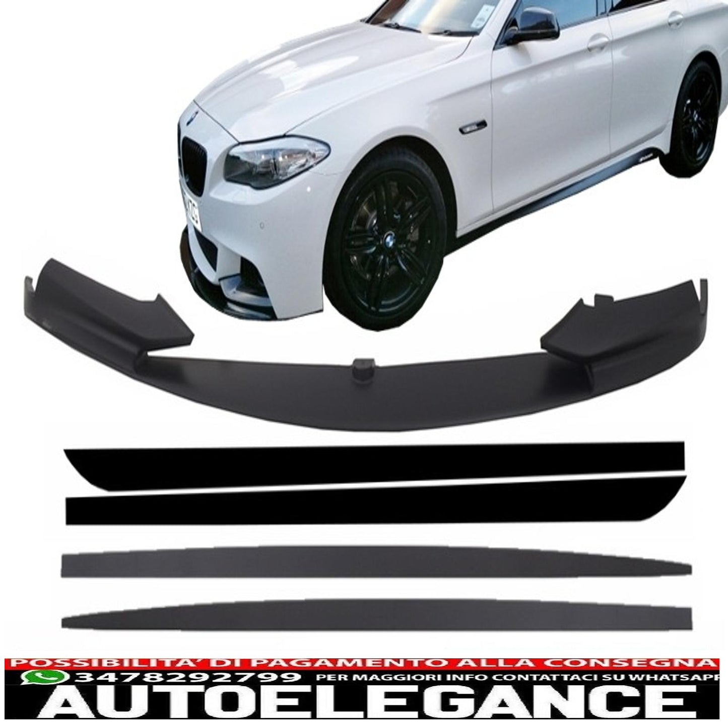 Additional conversion kit extension to m-performance design suitable for BMW 5 Series F10 F11 Sedan Touring (2011-2017)