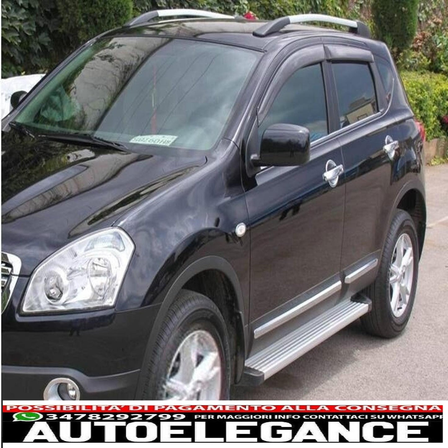 Off-road skid plates with running boards side steps suitable for nissan qashqai j10 (2007-2010)