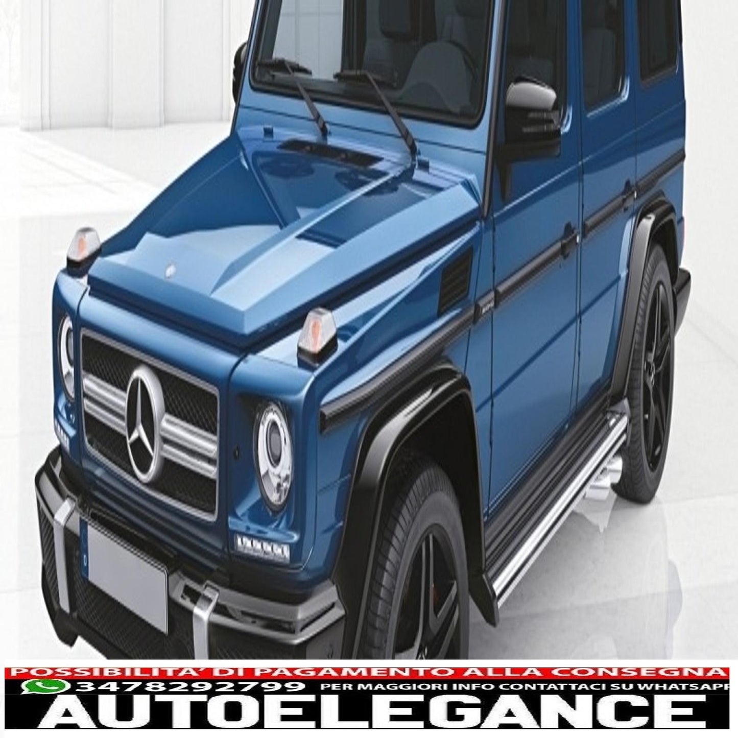 aggiungi modanature porta adatte per mercedes classe g w463 (1989-2017) nero AUTOELEGANCERICAMBI