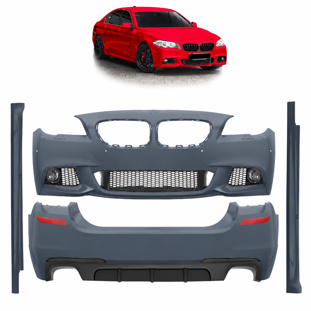 👉Bodykit e PDC SRA adatto per BMW Serie 5 F10 2010-2013👈