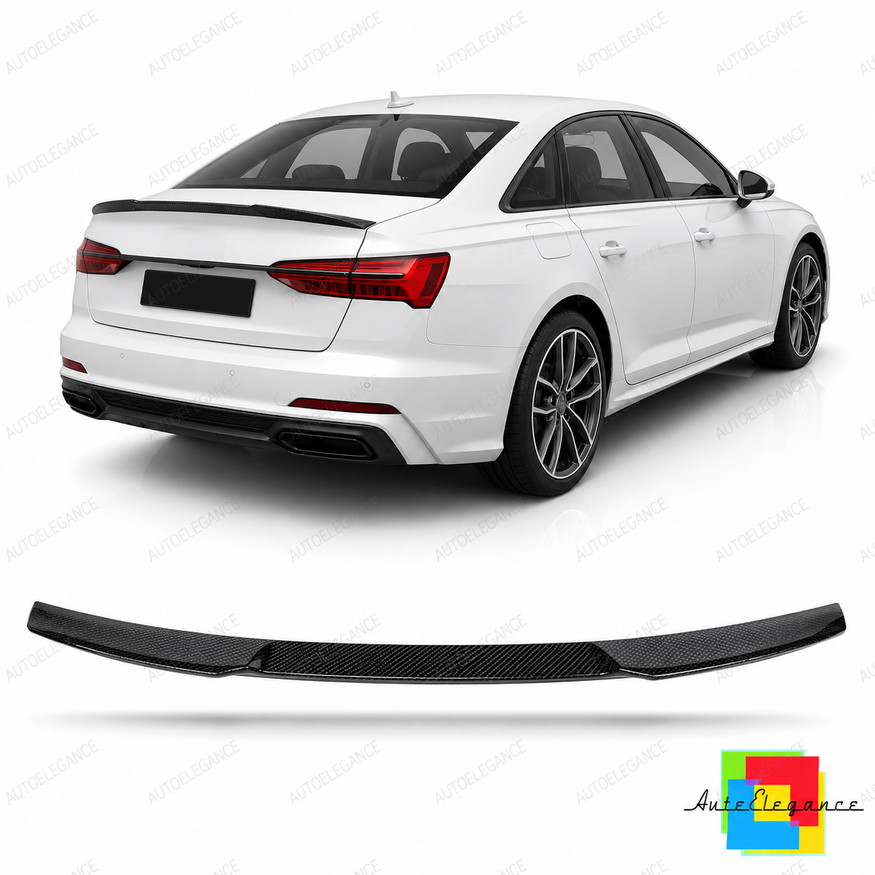 👉Spoiler Sport Posteriore in Fibra di Carbonio Audi A6 C8 Sedan 2018-2024👈