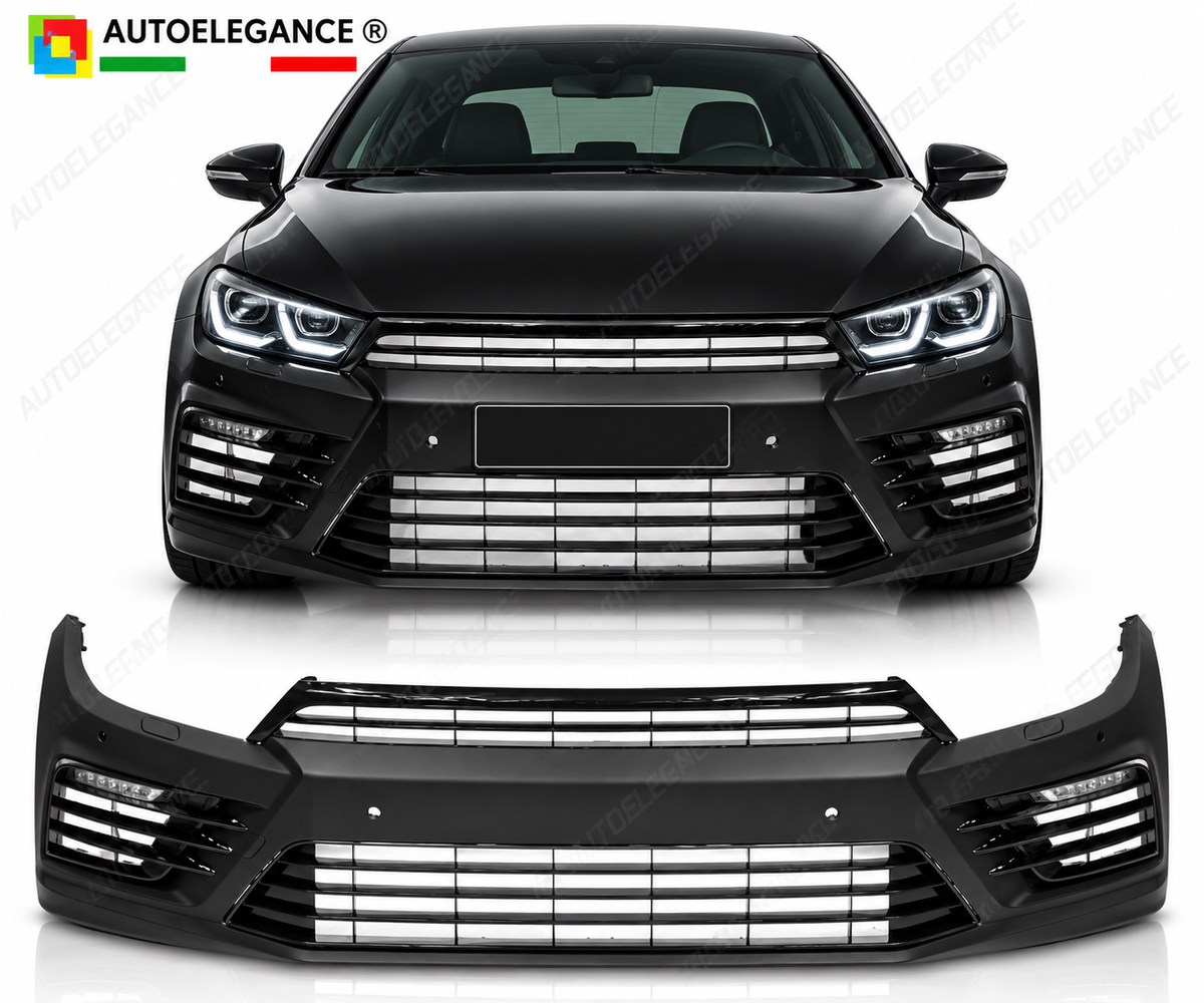 PARAURTI ANTERIORE STILE SPORTIVO ADATTO PER VW SCIROCCO 14-17 LOOK SPORT