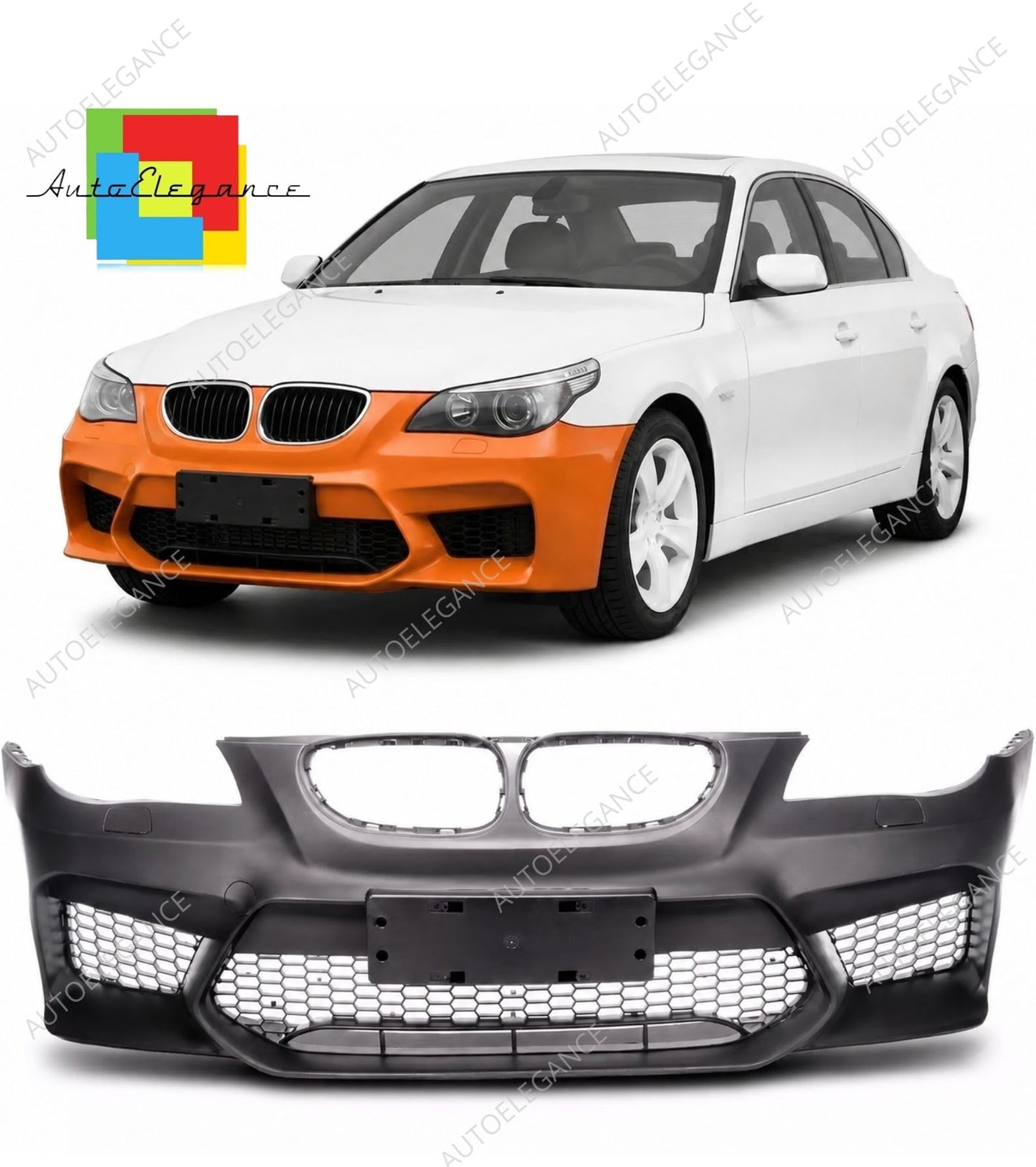 👉Paraurti anteriore adatto per BMW Serie 5 E60/E61 2003-2010👈
