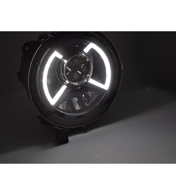 💕 Fari Anteriori Adatto per Jeep Wrangler JL 18-23 Full LED DRL 💕
