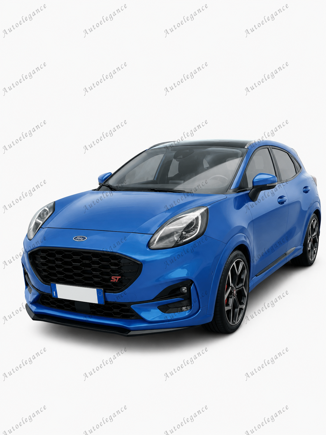 🔥ART.1745 SPLITTER ADATTO PER FORD PUMA ST-LINE 2019+ NERO LUCIDO🔥