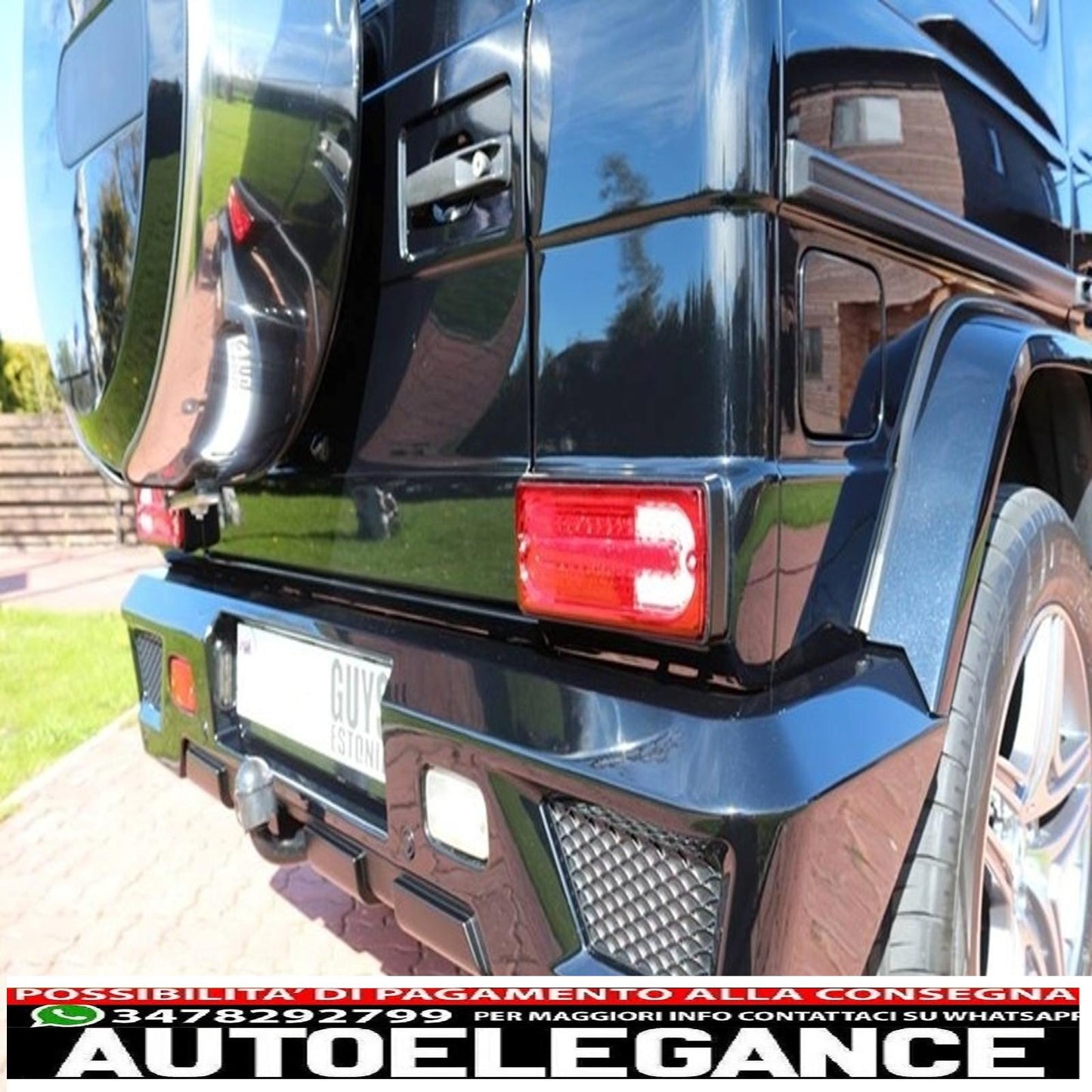 fanali posteriori full led adatti per mercedes classe g w463 (1989-2015) fumé
