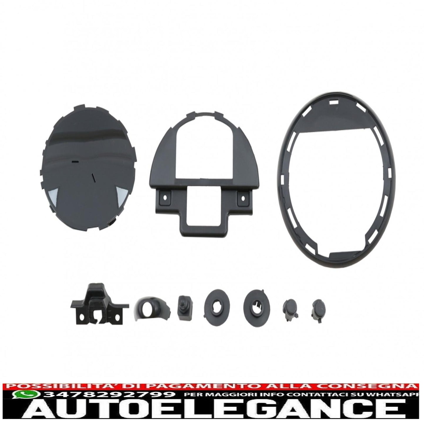 griglia anteriore con coperture dei fari adatta per mercedes classe g w464 w463a g63 amg (06.2018-up) gt-r design panamericana