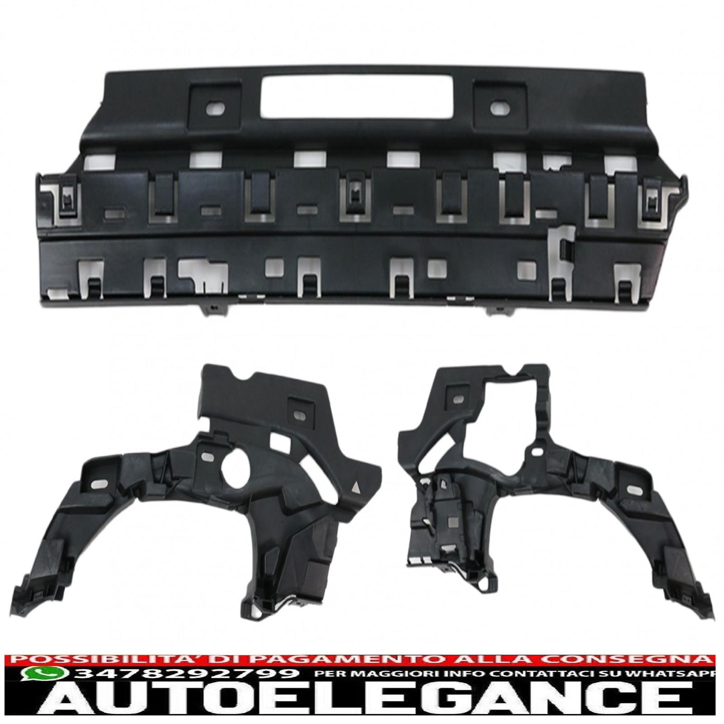 Diffusore mantovana per paraurti posteriore adatto per BMW Serie 3 G20 G28 Berlina G21 Touring (2018-up) M340i Design Nero