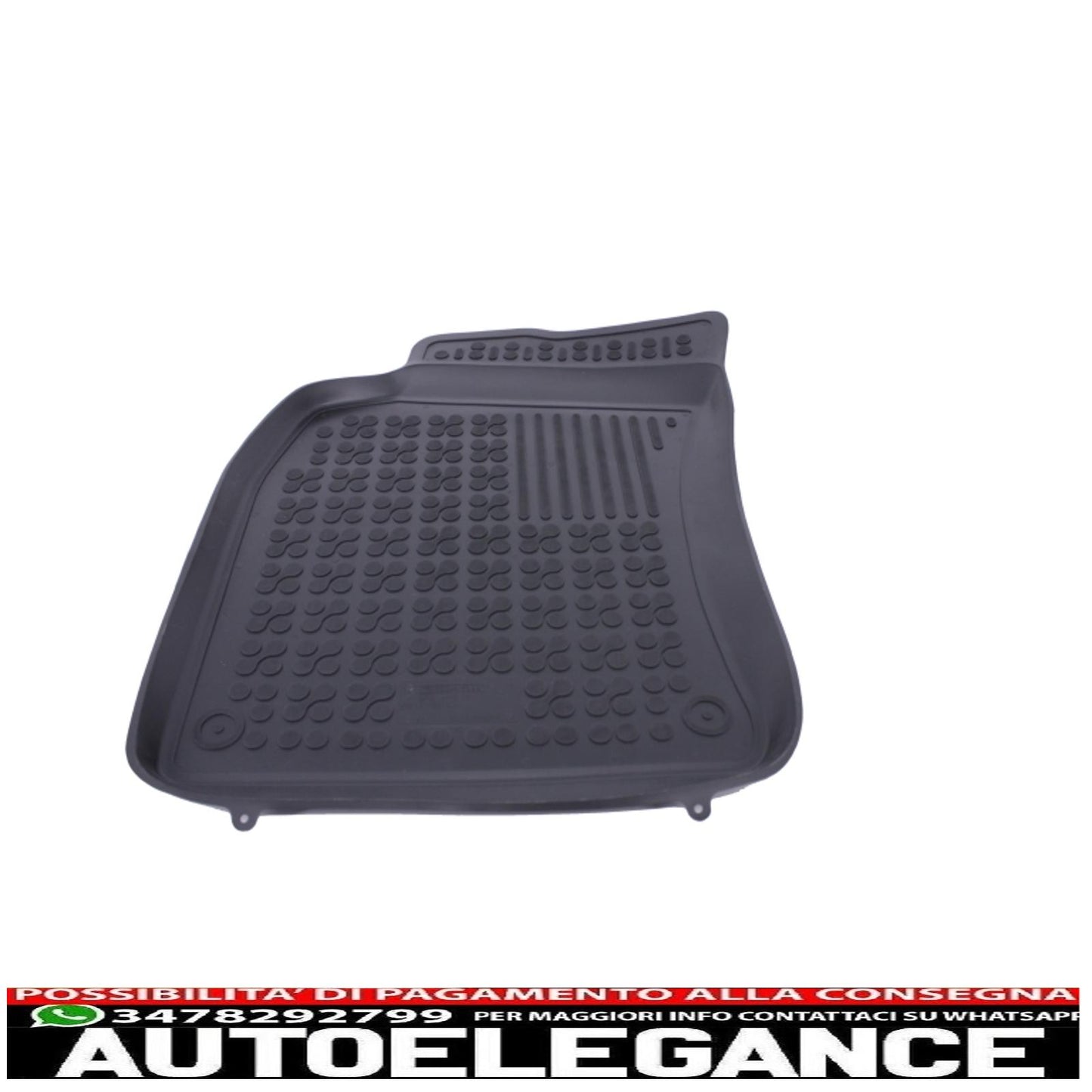 Black rubber mat suitable for audi a6 4f c6 (2008-2011)
