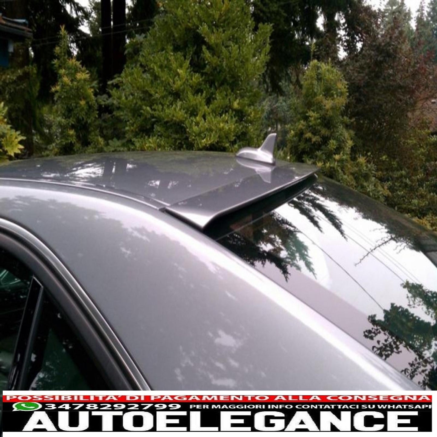 roof spoiler suitable for mercedes e-class limousine w212 (2009-2016).
