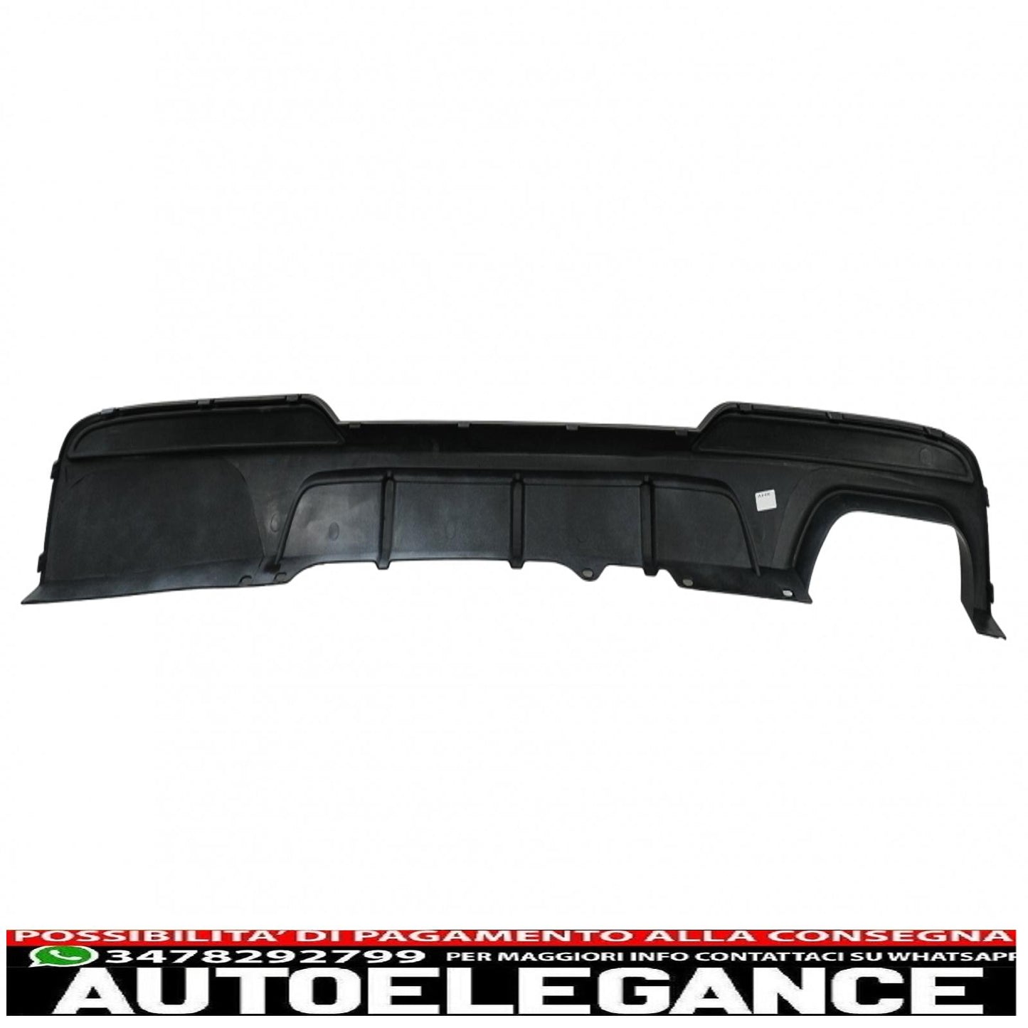 Diffusore d'aria sinistro a doppia uscita adatto per bmw serie 5 f10 f11 berlina touring (2011-2017) m-performance design nero pianoforte