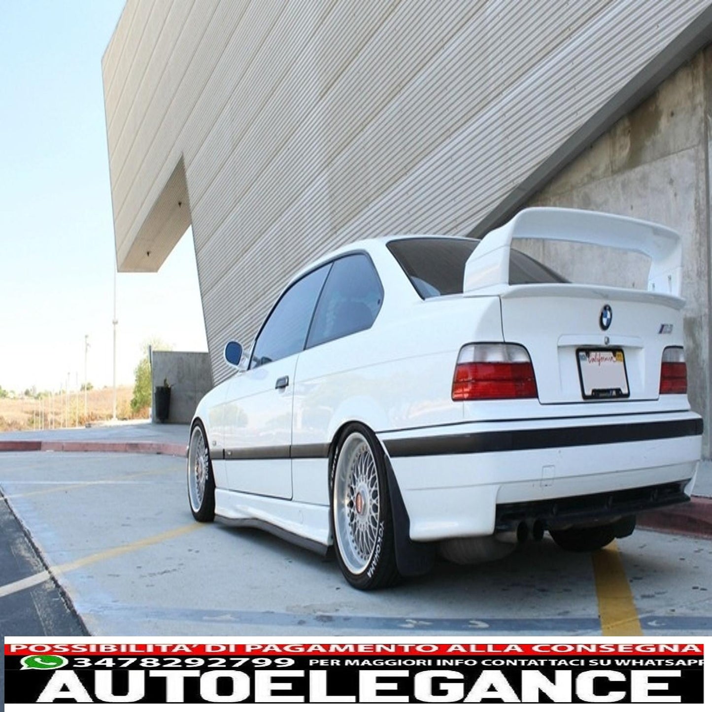 trunk spoiler suitable for bmw 3 series e36 coupe sedan (1990-1998) ltw design