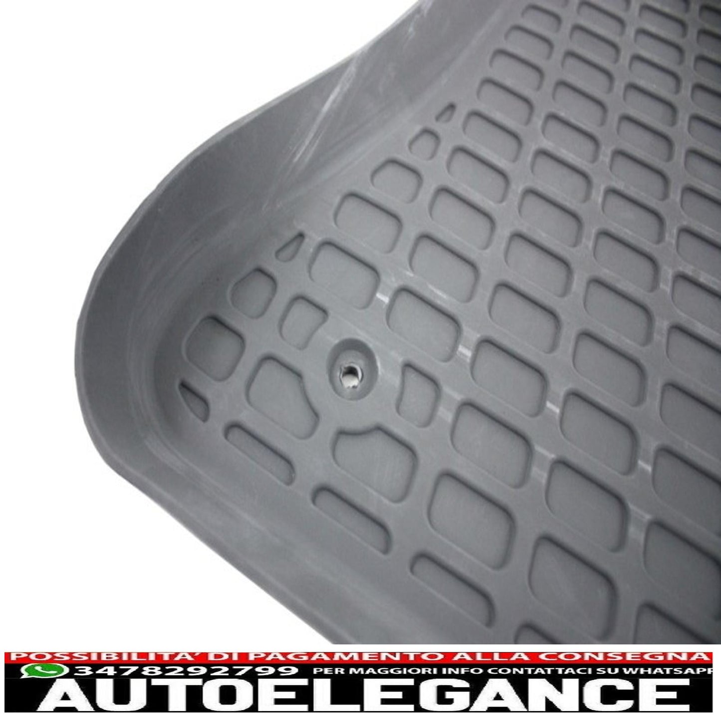 Tappetini in gomma adatti per bmw x6 e71 (2008-2014) grigio antracite