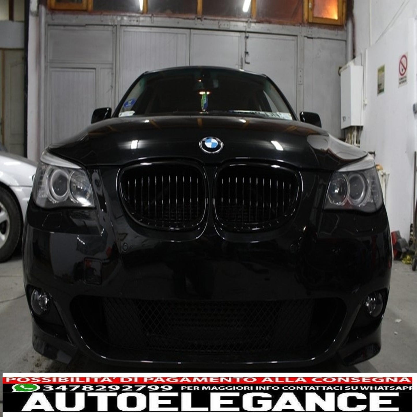 front bumper suitable for bmw 5 series e60 e61 (2007-2010) m-technik design without fog lights