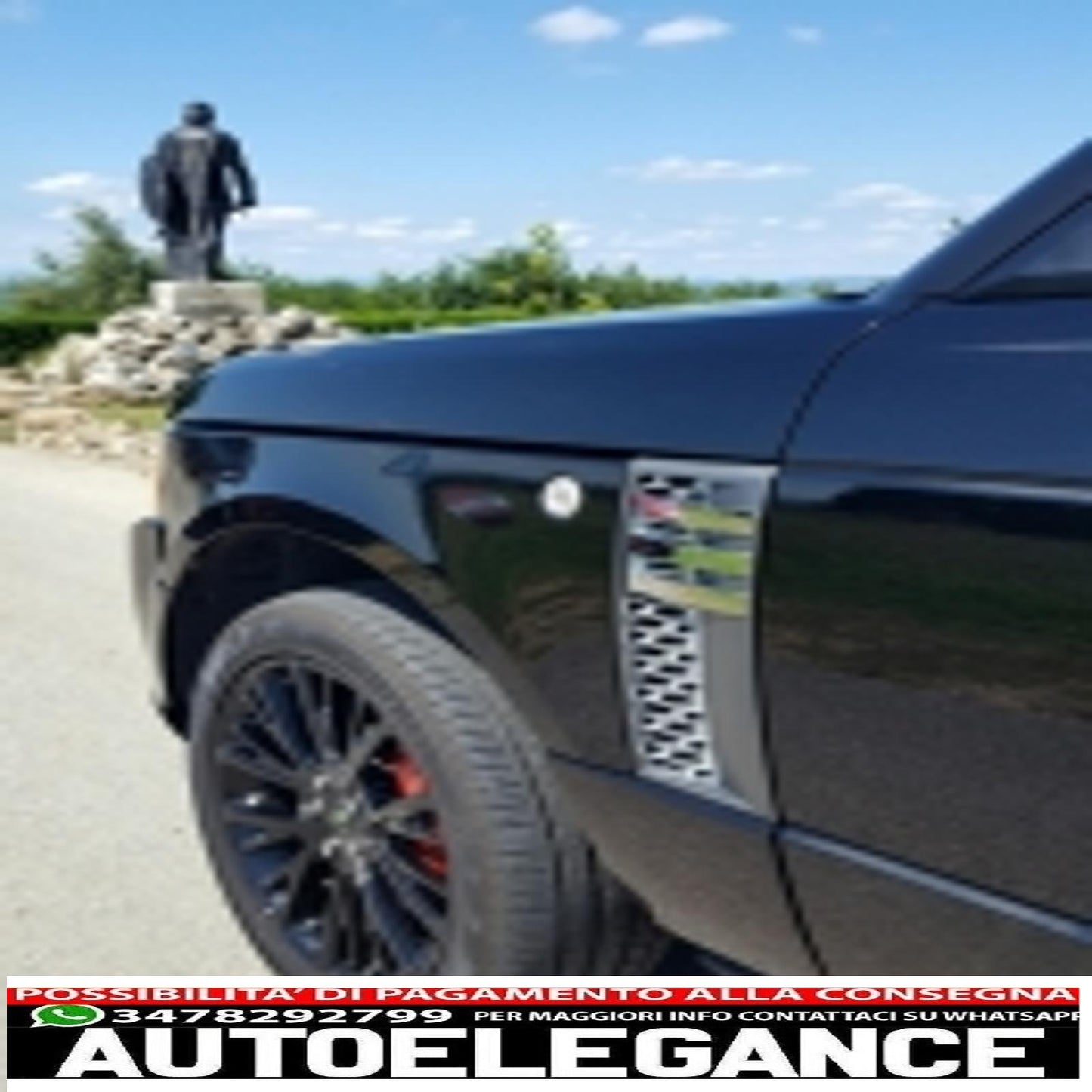 Side vent grilles suitable for Land Range Rover Vogue III L322 (2002-2012) autobiography design