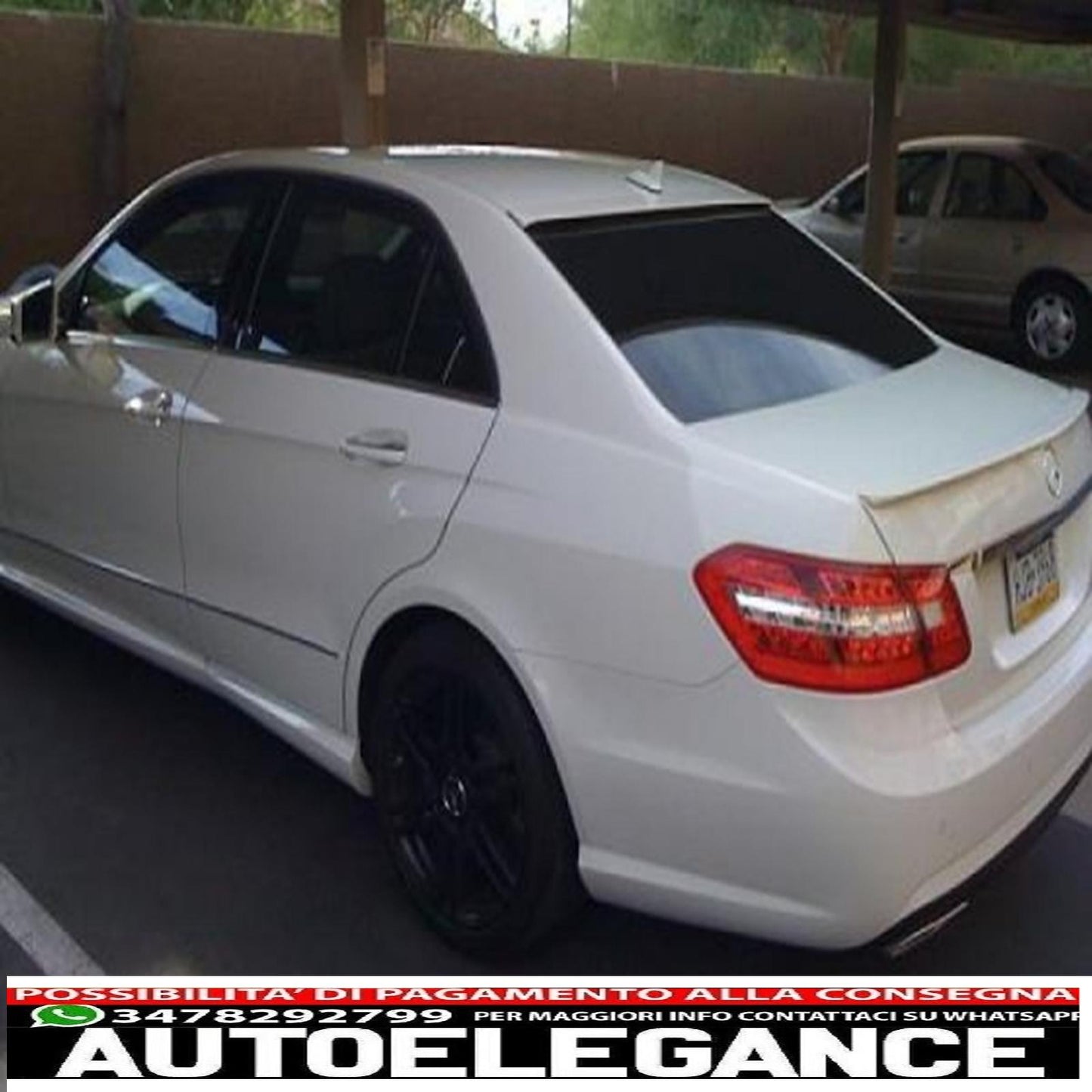 trunk spoiler suitable for mercedes e class w212 (2009-up)