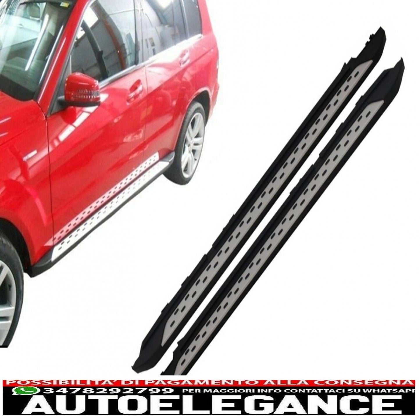 Pedane adatte per pedane laterali mercedes glk x204 (2008-2015).