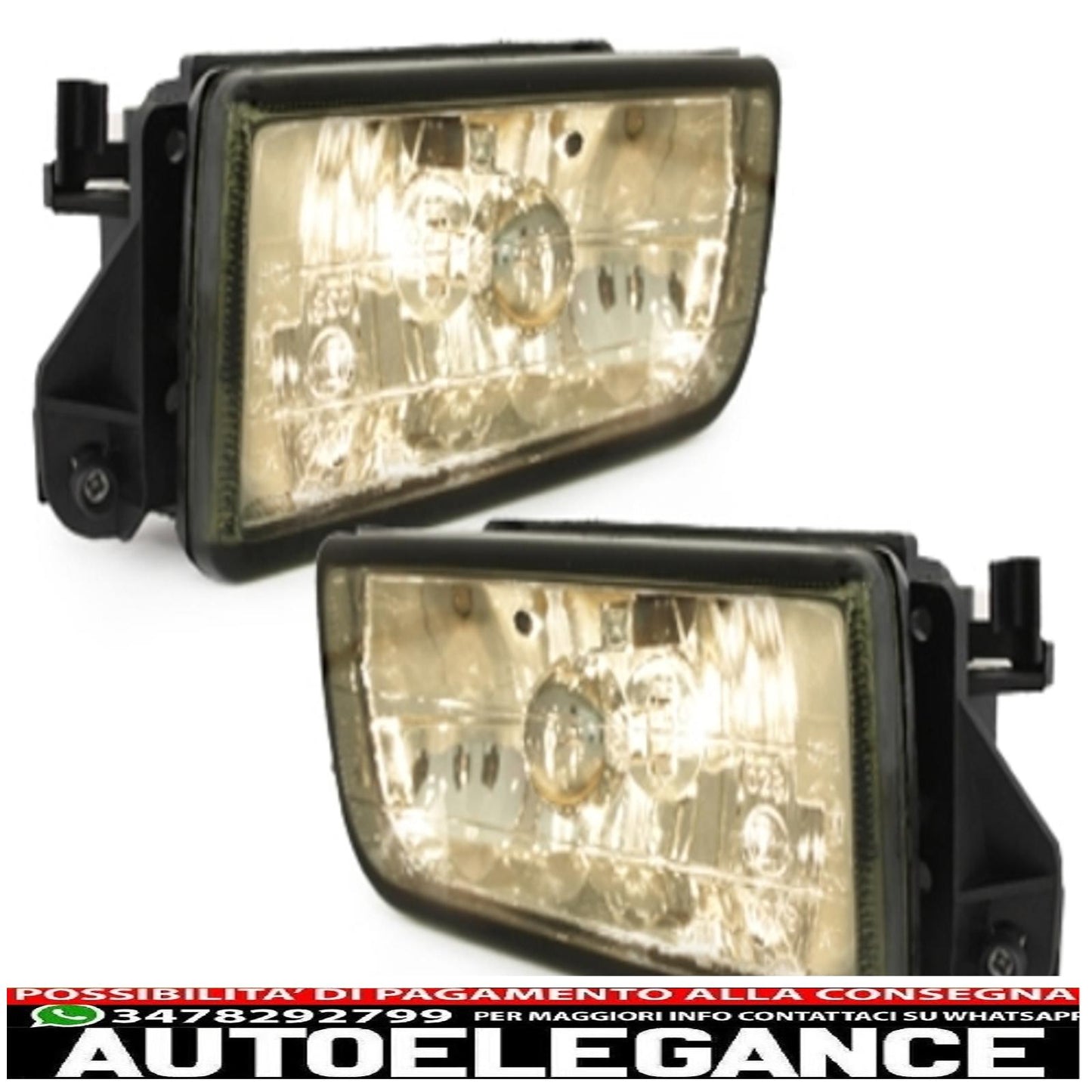 front bumper suitable for bmw 3er e36 (1992-1998) m3 design with smoked fog lights