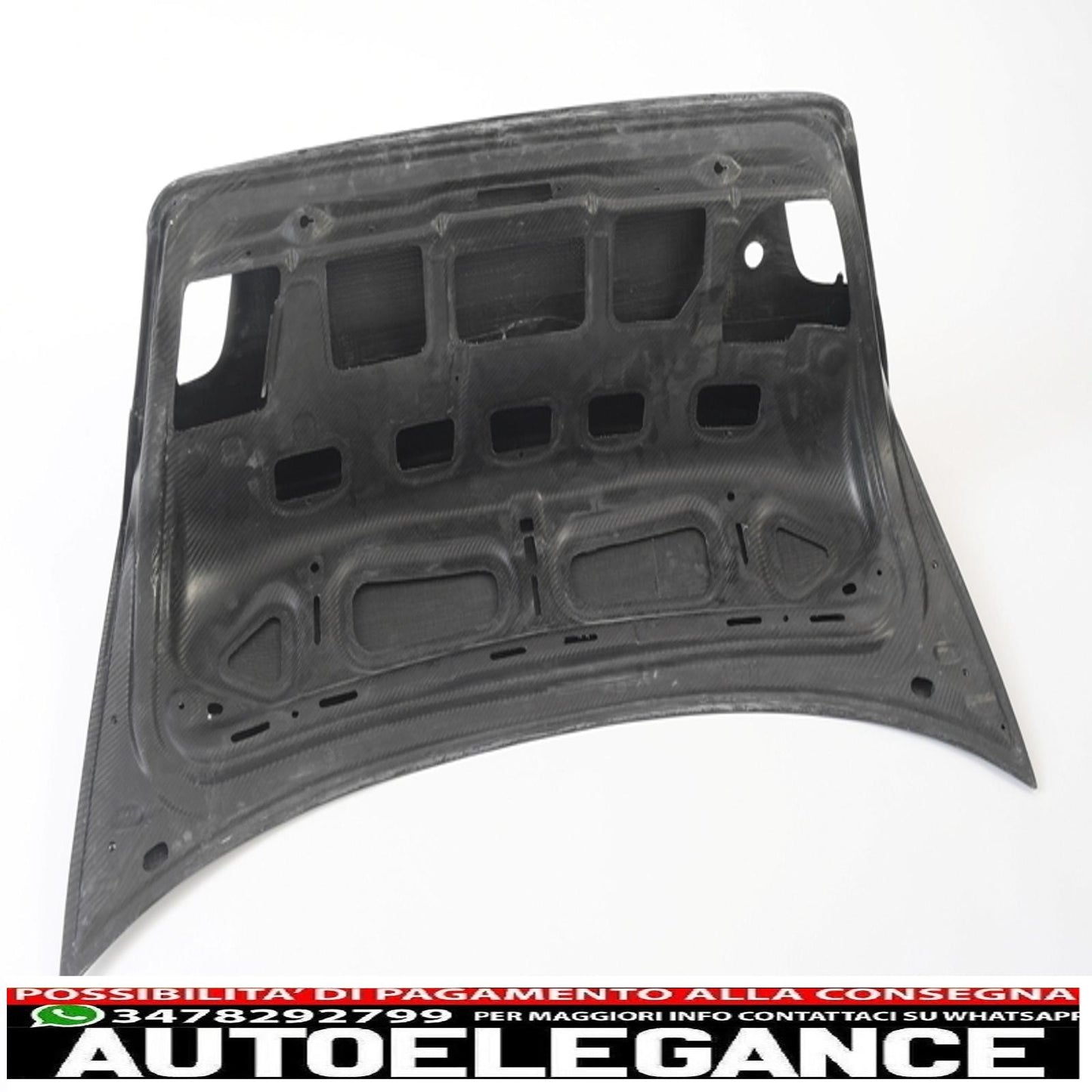 Coperchio del bagagliaio in vera fibra di carbonio adatto per BMW E46 Serie 3 Berlina 4 Porte (1998-2005) Design CSL AUTOELEGANCERICAMBI