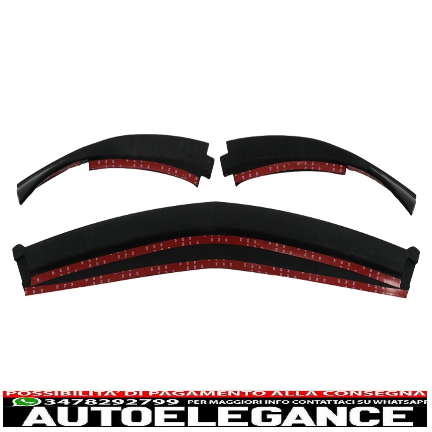 Front Bumper Spoiler Lip Fit For Mercedes A Class W177 V177 (2018-up) Piano Black
