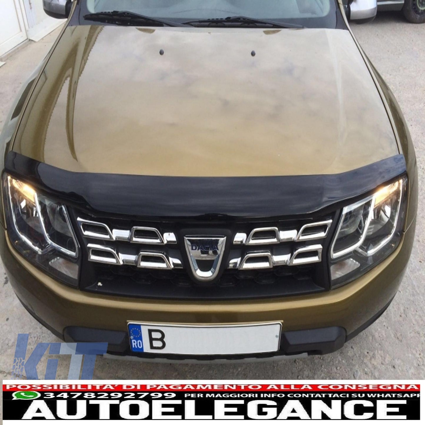 Bonnet Sand Deflector Suitable for Nissan Terrano (2014-up) Dacia Duster (2009-up)
