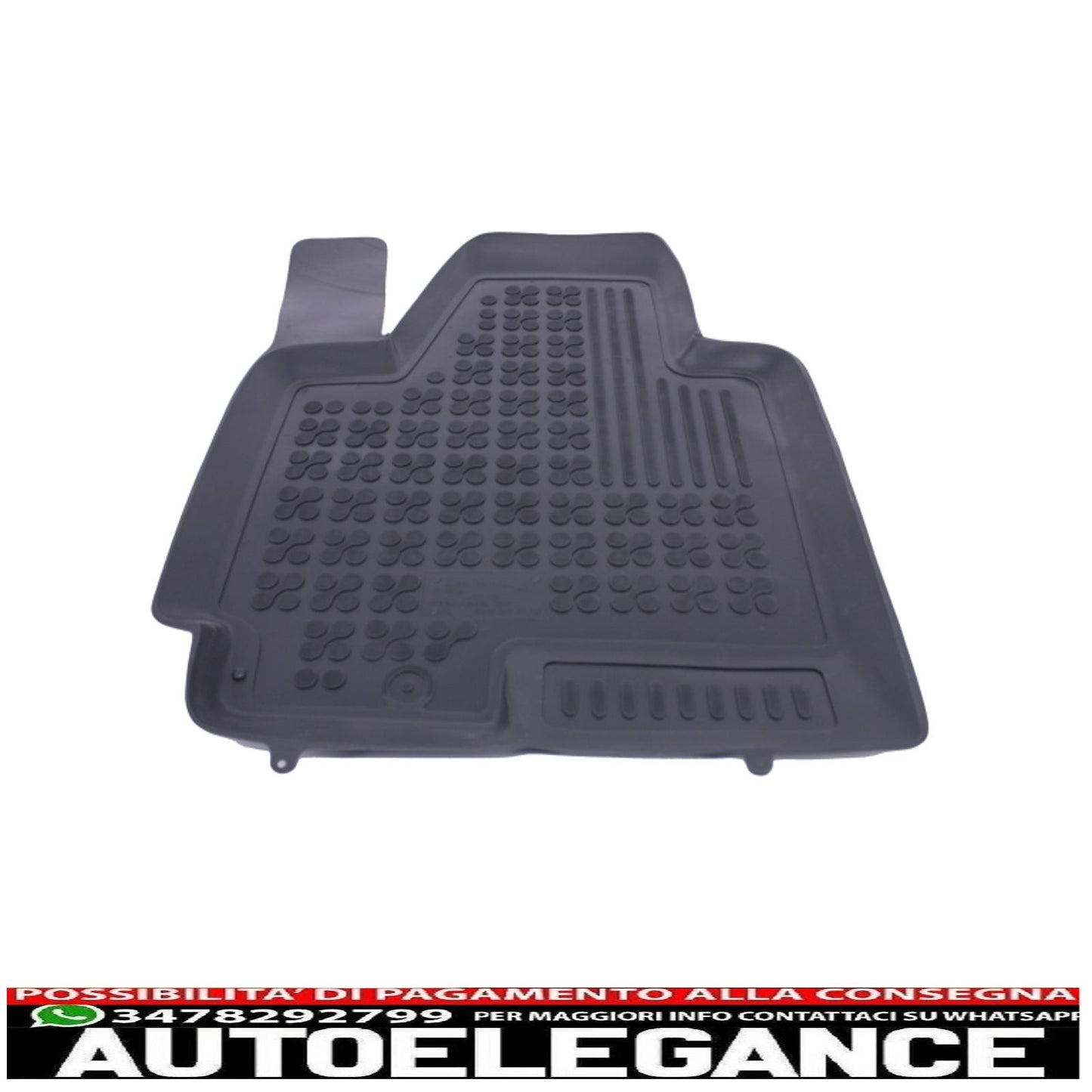 Tappetino in gomma nero adatto per Hyundai ix35 (2010-2015)